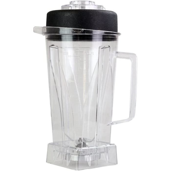 Lot De 3 Pots De Mixeur YAOGUI 650 Ml - Transparents, Avec Couvercle Extracteur - Remplacement Pour Mixeurs électriques - 2