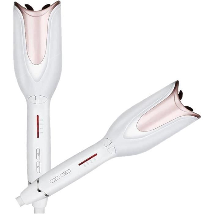 TJSBoucleur a Cheveux Automatique,Fer À Boucler Sans Fil,4 Réglages De