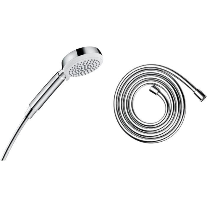 Hansgrohe Vernis Blend Pommeau Douche Économie D'eau | 9 L/min | 2 Jets | Chromé