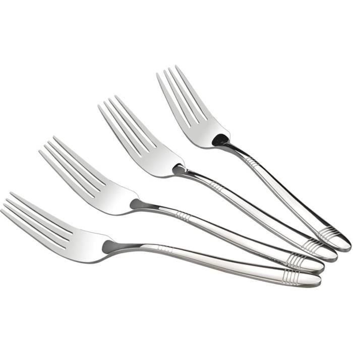 Set De 12 Fourchettes à Dessert – VIROLE ARGENT – Avec Boîte D’origine