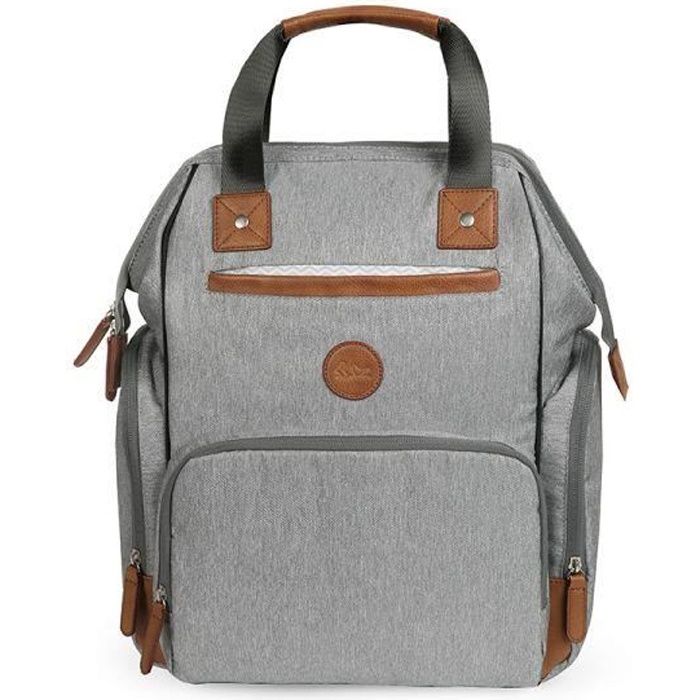 sac a langer gris clair