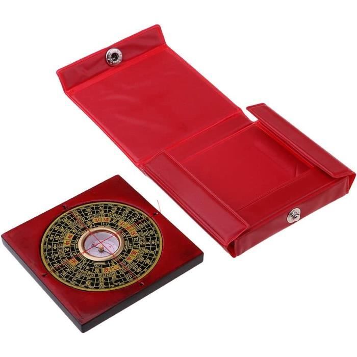 Boussole Géomantique Feng Shui Luo Pan Chinoise - Outil Métal Durable Pour Énergie Et Harmonie Maison