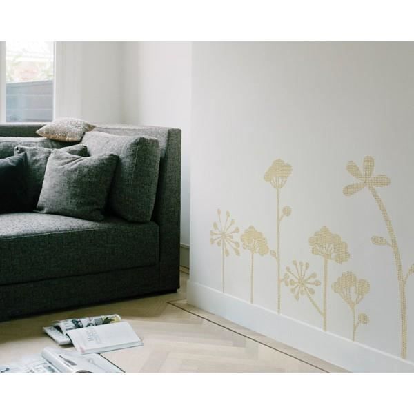 Jute Sticker Stickers Fleurs en toile de jute 2 planches de 70 x 100 cm - Cdiscount ...