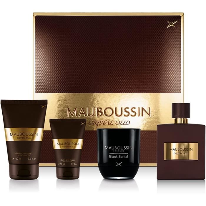 Coffret Cadeau Eau de Parfum Homme Cristal Oud Senteur