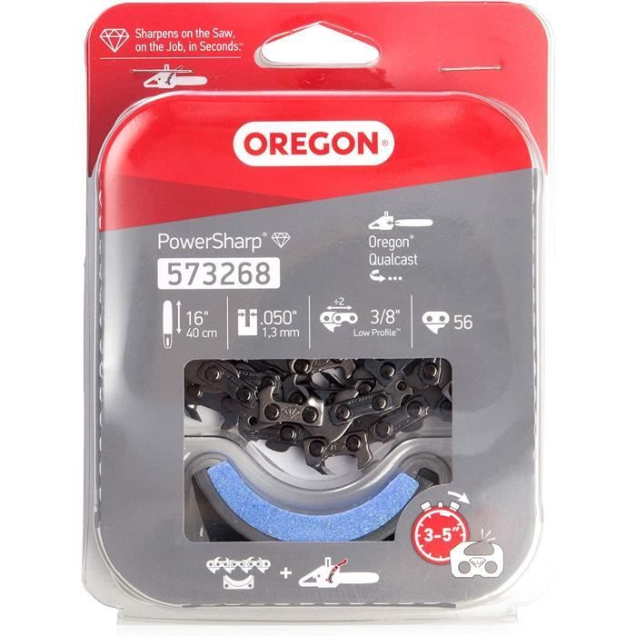 Oregon Guide-Chaîne 45cm | Pas 3/8 Low Profile | Jauge 1.3mm | Anti-Rebond | Compatible Husqvarna