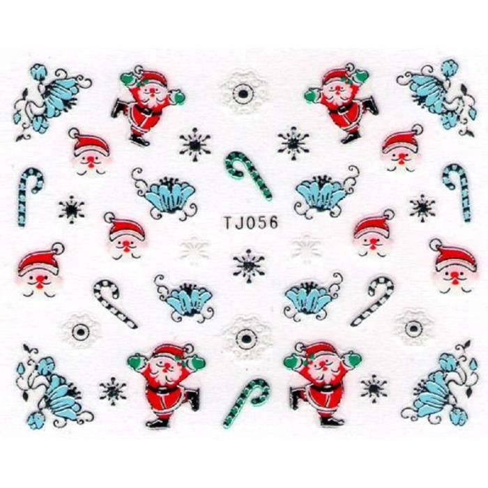 Autocollants Nail Art Et Scrapbooking Thème Noël - Pour Ongles, Corps, Décoration, Neuf