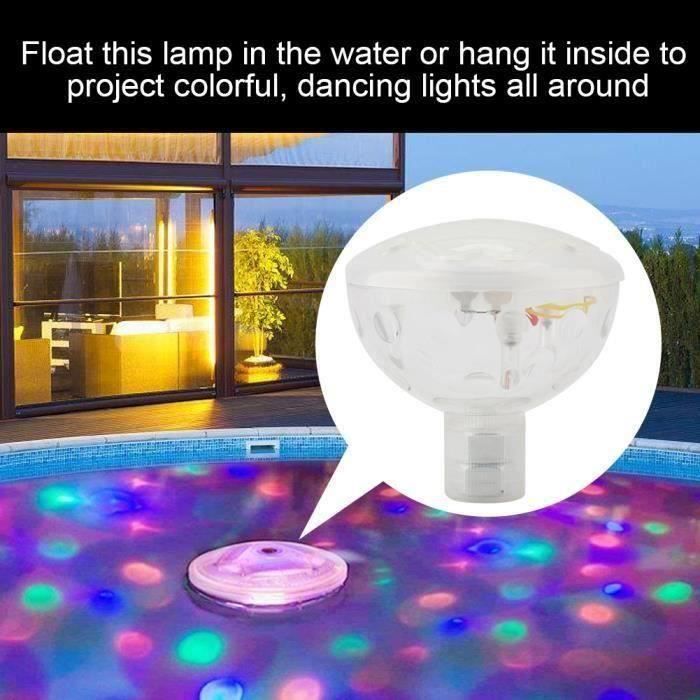 Lampe flottante LED RVB Lumière éclairage spot pour piscine Spa