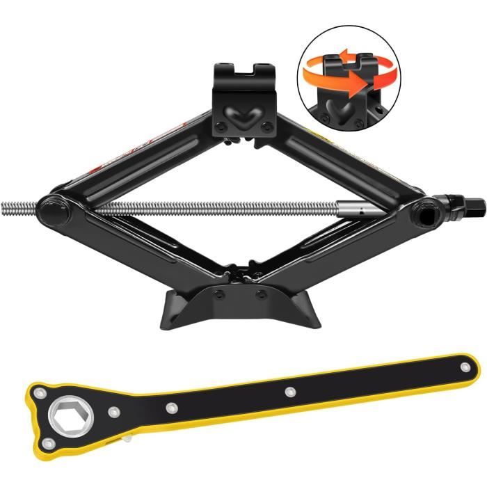 Manivelle De Cric De Voiture - Poignée Bascule 38,5cm - Métal Robustepour Levage Hydraulique