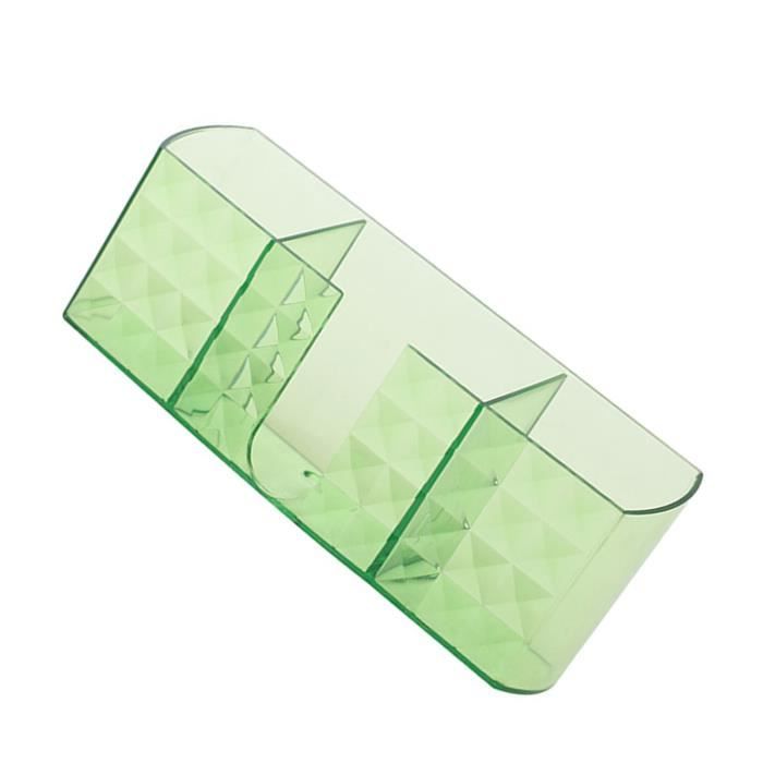 Support De Télécommande Avec 5 Compartiments Pour Télécommande TV, Organiseur De Bureau Pour Manette, Lunettes Et Lecteur Multimédia, Rangement De Stylos (marron