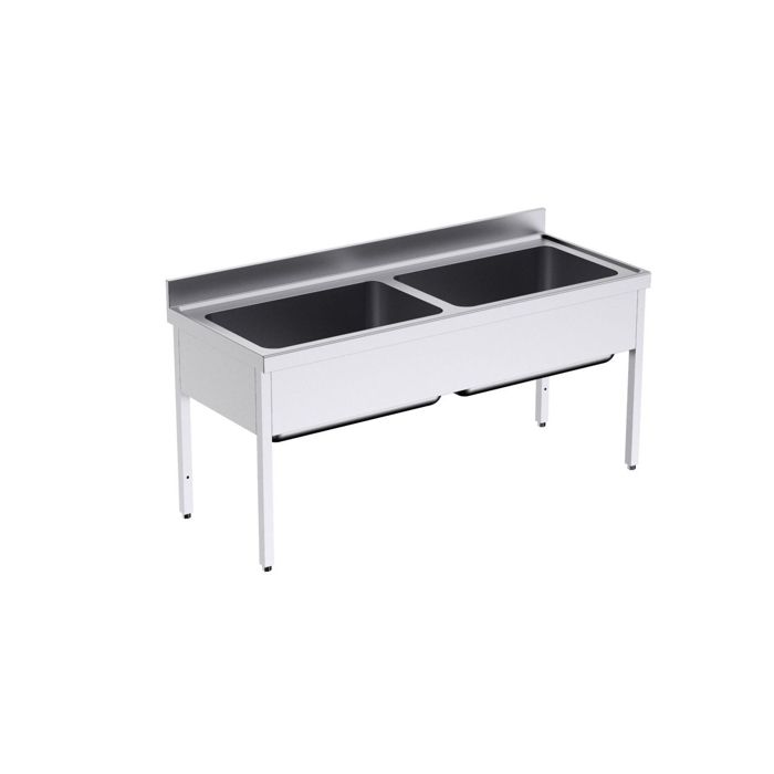 Bâti avec plonge 700x600 et étagère- DISTFORM - FB0E6070