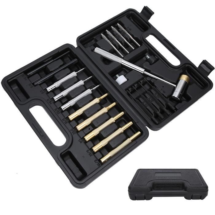 Jeu De 7 Poinçons Cuir S&R – Ronds Et Ovales – Pour Perforatrice – 274.100.225