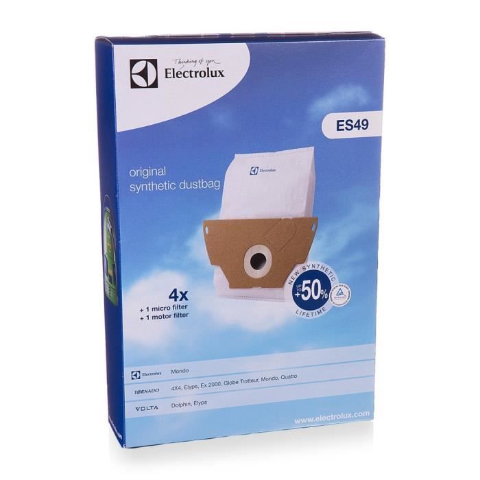 Sacs à Vide + Filtres Electrolux ES49 – Compatible Dust Mondo