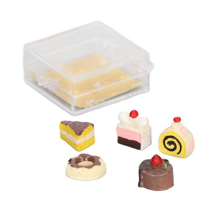 COSMEVIVI Lot De 12 Mini Goblets Glace Artificielle Pour Maison De Poupée – Accessoires Cuisine Miniature