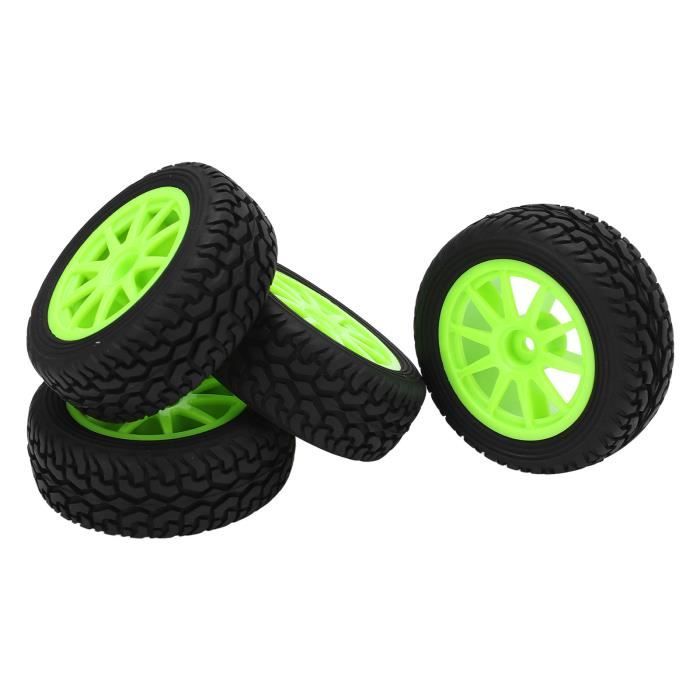 Fafeicy pneus de jante de 75 mm 4 pièces 75mm pneus en caoutchouc roues