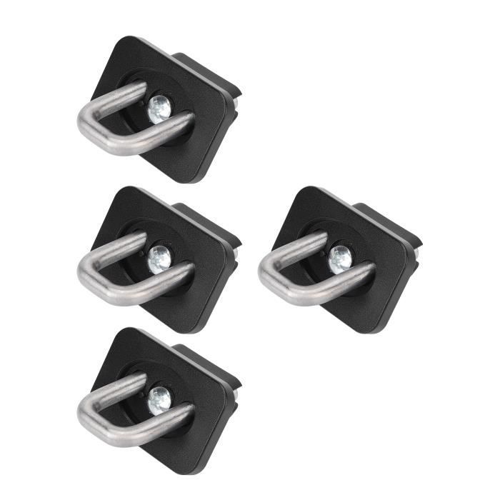 Lot De 8 Anneaux D En Acier Inox - Portance 200kg - Pour Remorques, Voitures, Camping-cars