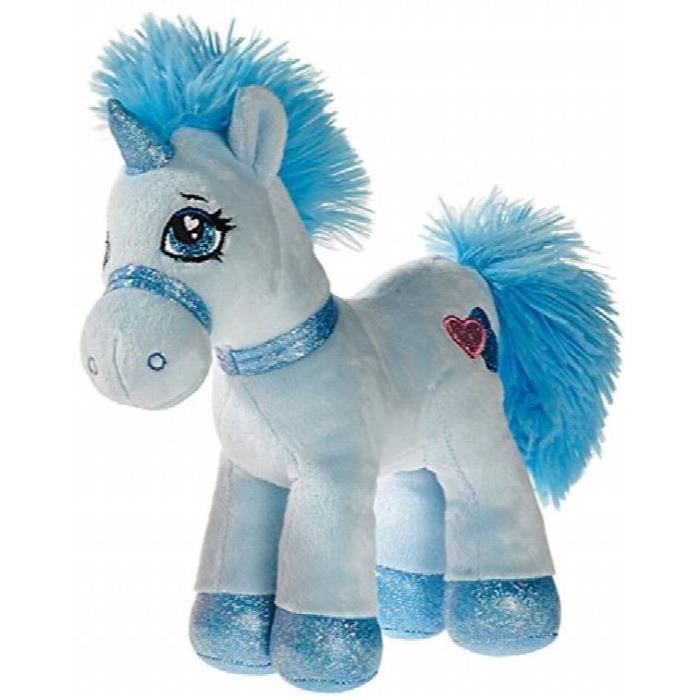 peluche licorne noire