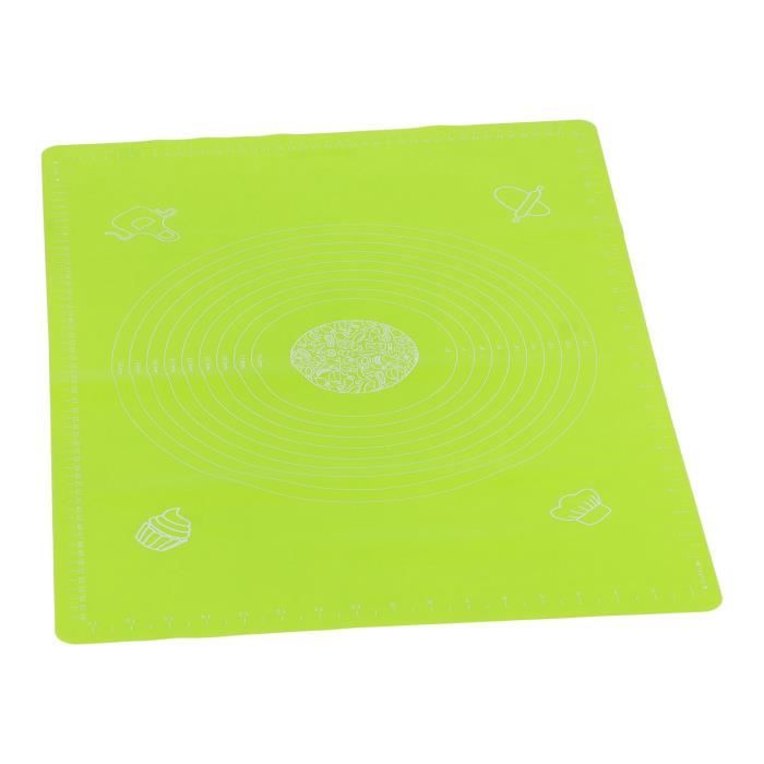 HURRISE tapis à rouler la pâte Tapis de cuisson en silicone de 17,7 x ...