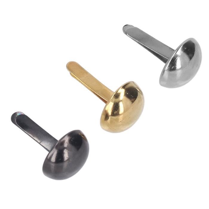 Clous Tête Ronde Épingles à œil, Fabrication De Bijoux Clous, Broches Oculaires, Épingles à Oeil De Bijoux Collier Faisant Des Accessoires Avec Boîte 42/31/28/24/21/17mm