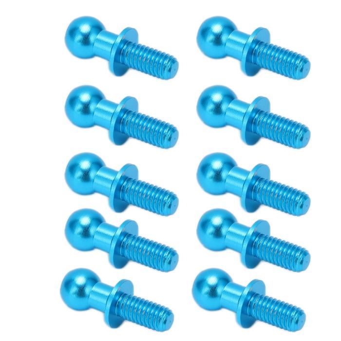 Lot De 10 Tiges De Cravate à Rotule M3 - Pour Amortisseurs Tamiya TT01 TT02 Sakura - Vis à Bille - Neuf