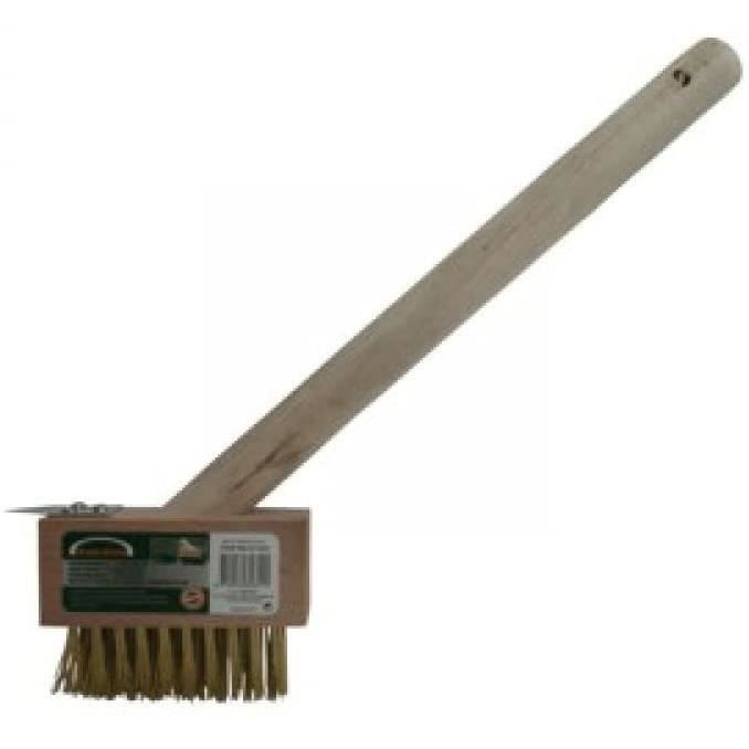 Desherbeur Manuel Enlever Mousse Joints Terrasse Brosse Métallique Nettoyer Sols Terre Cuite