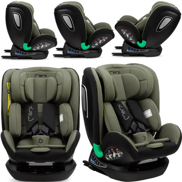 Siège auto 2en1 MoMi URSO - I-SIZE (40-150cm) ISOFIX TOP TETHER (0-36kg) - Vert