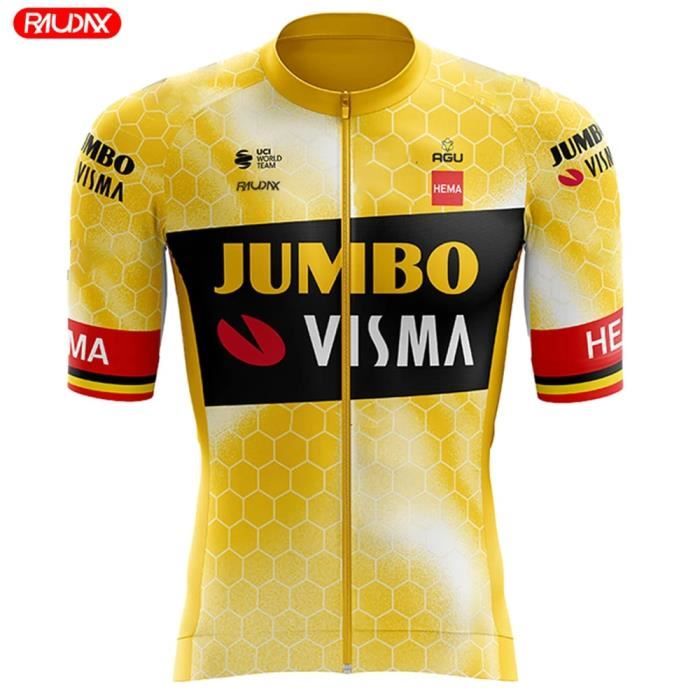 Maillot de Cyclisme à Manches Courtes pour Hommes Respirant et Évacuant l'Humidité pour l'Été