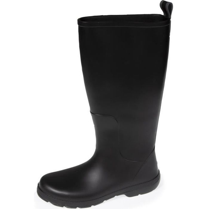 bottes pluie fourrées femme