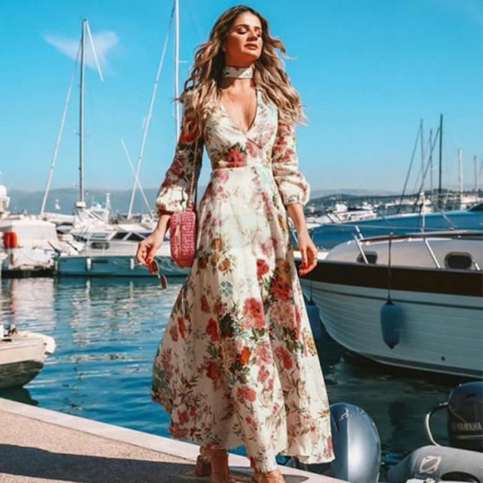 robe empire manche longue