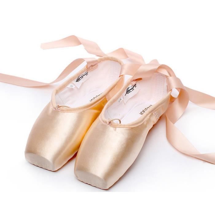 s.lemon Cuir Véritable Chaussons de Danse Chaussures de Ballet Pantoufles pour Les Filles Enfants