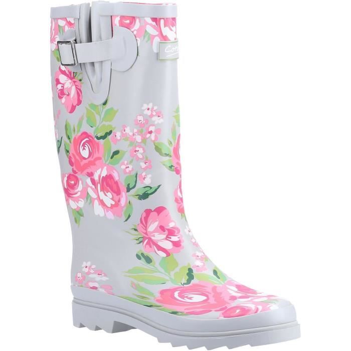 Bottes de cheap pluie rose femme