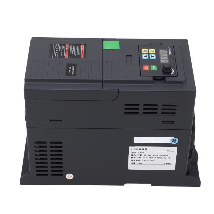 Convertisseur De Fréquence VFD 7,5 KW - 220V Monophasé Vers 380V Triphasé, Pour Machines Outils !