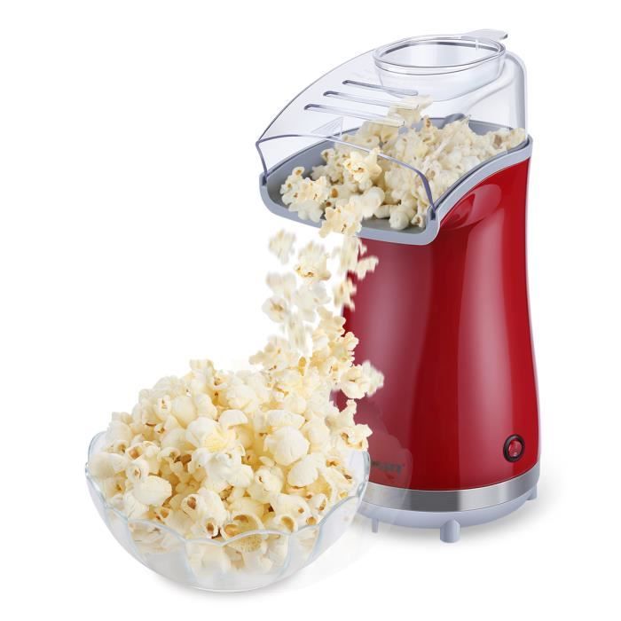 Rouge Appareil à Popcorn Eléctrique