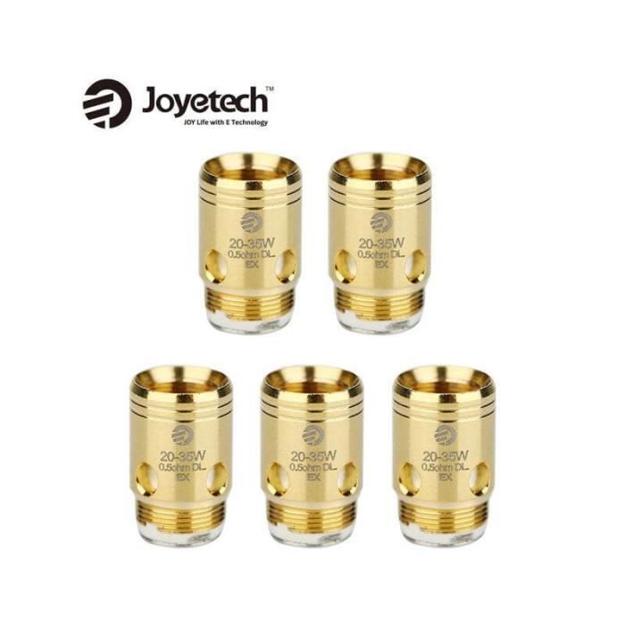 Pack 5 Rsistances Joytech EX Head - 0,5 Ohm - Cdiscount Au quotidien