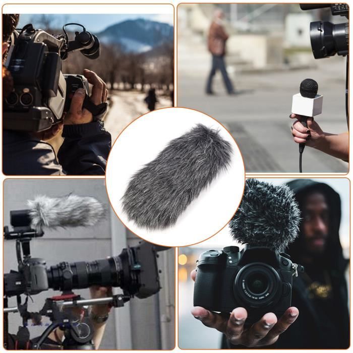 Bonnette Anti-Vent Deadcat Pour Microphone - Protection Contre Le Vent Pour Enregistrements Extérieurs - 5