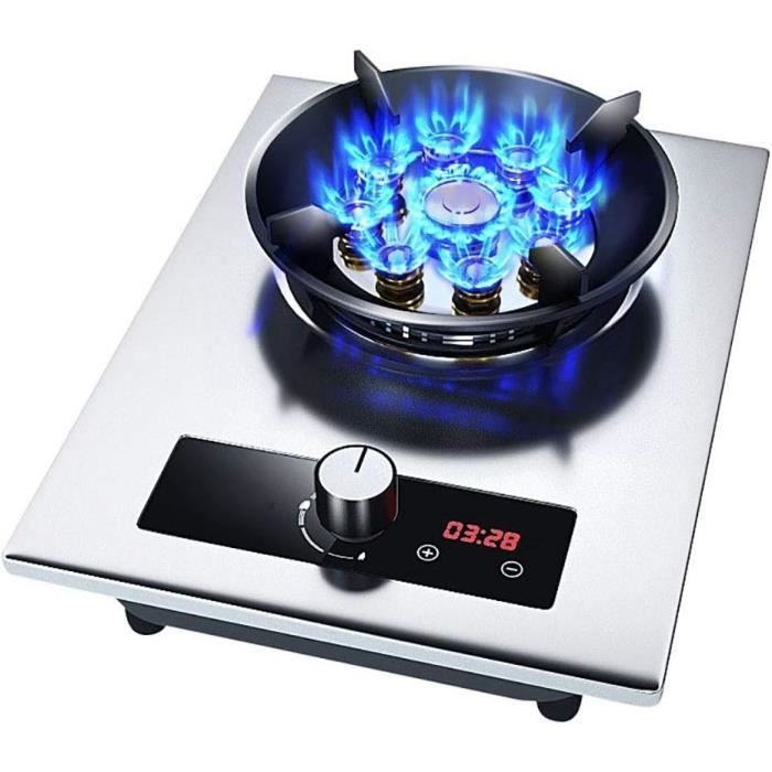 SHUIYUE 8KW Anneau d'ébullition à gaz brûleur en Fonte Grand poêle à
