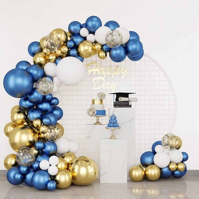 108PCS Kit Arche Ballon, Ballons Confettis, pour Deco Anniversaire, Fête  Mariage et Decoration Nouvel An - Cdiscount Maison