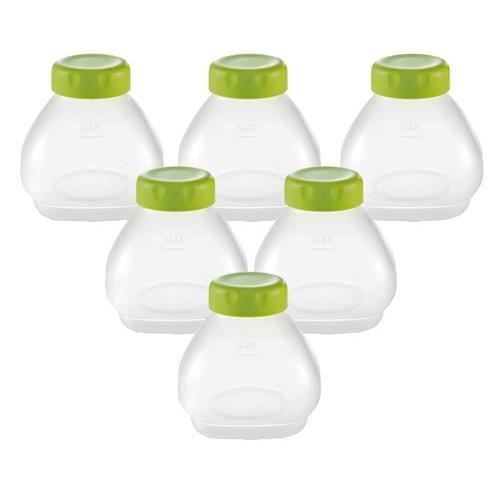 Kit daccessoires pour yaourtière SEB - 6 flacons et bouchons - Blanc