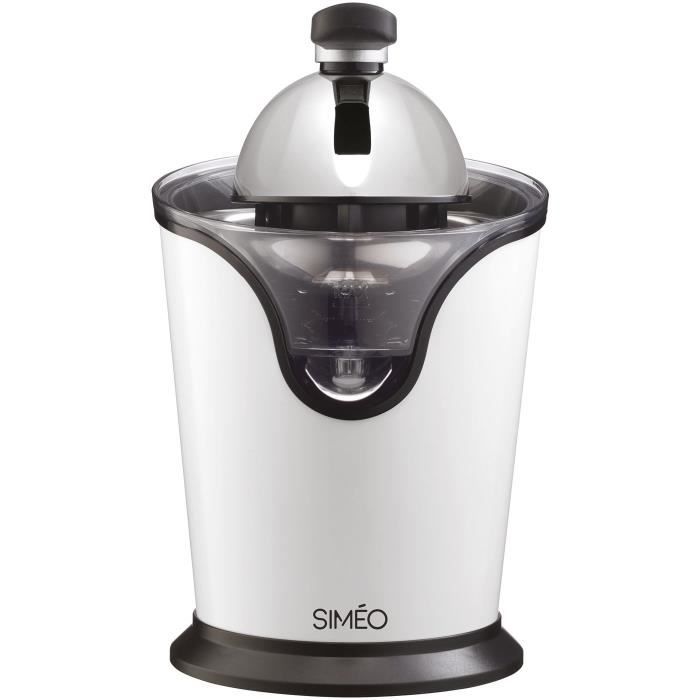 SIMEO Presse agrumes bras articulé 2 cônes filtre - Blanc