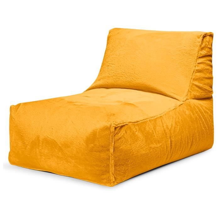 fauteuil rock softy moutarde
