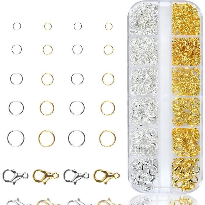 50 Fermoirs Argentés Pour Bijoux Kumihimo - Idéal Pour Bracelets, Colliers Et Créations Maison