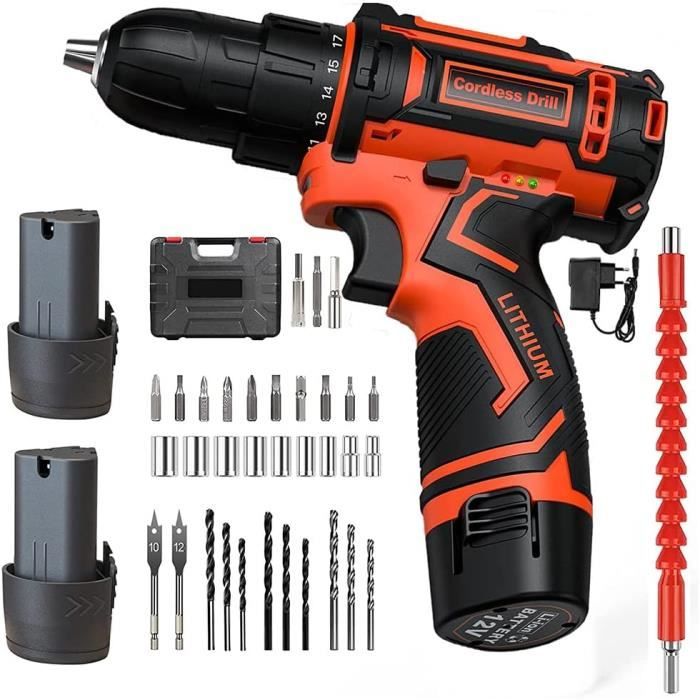 Tournevis électrique Sans Fil 4V Avec 4 Têtes - Idéal Bricolage Et Réparations - 9