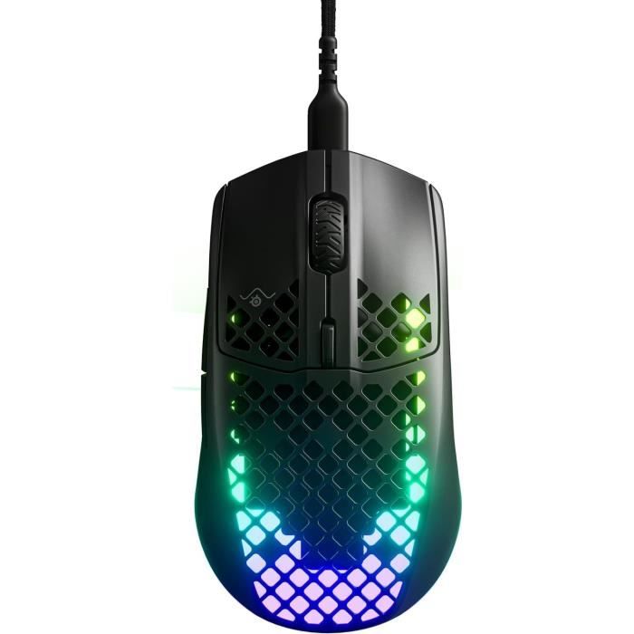 Souris gamer filaire ultra légère - STEELSERIES - AEROX 3 (2022) EDITION ONYX - Noir