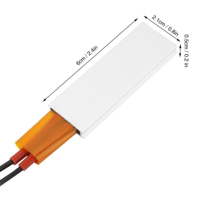 Élément chauffant PTC 220V 70℃ Boîtier en aluminium PTC élément Élément chauffant PTC 220V 70℃ Boîtier en aluminium PTC élément
