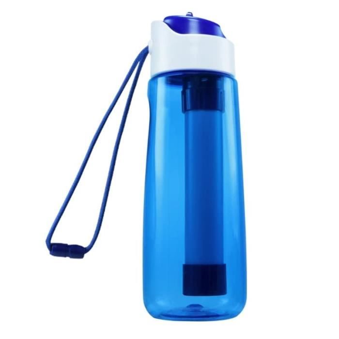 Gourde Filtrante 32 Oz En Acier Inox - WakiWaki - Pour Randonnée, Voyage Et Camping - Filtre 500 L