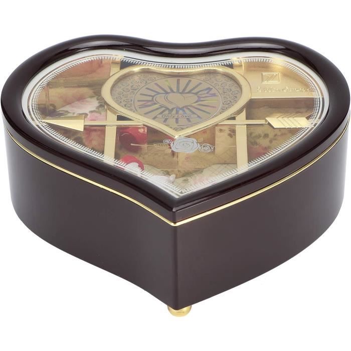 EBTOOLS Boîte à Musique Cadeau Boîte à Musique Artisanale En Bois Boîte