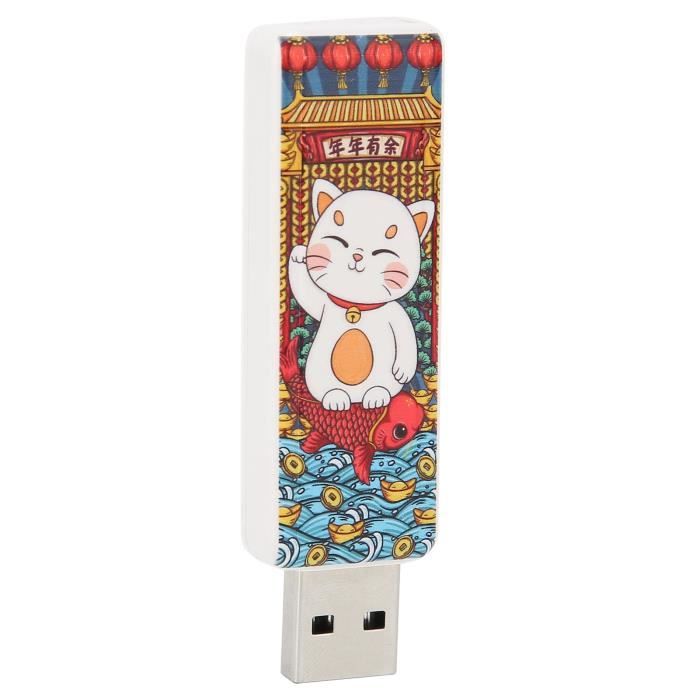 VINGVO Disque U Clé USB Modèle de chat mignon échangeable à chaud Plug ...