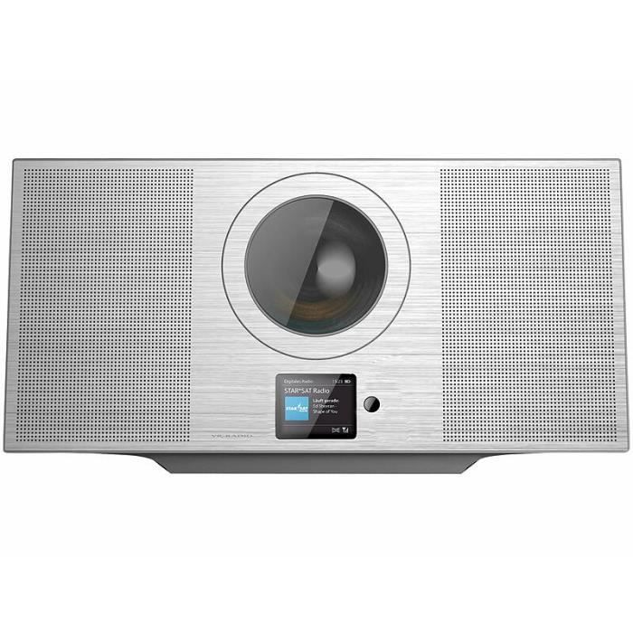 Mini chaîne radio Internet / DAB+ / FM / CD Bluetooth 5.0 MSX-630.dab – argent