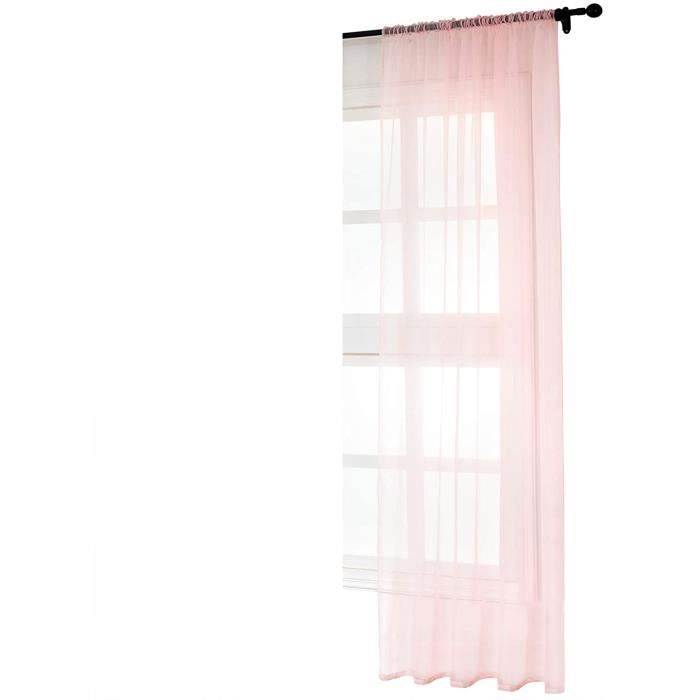 Rideau De Décoration Moderne 140x245 Cm - Tenture à Ruban Curling, Polyester
