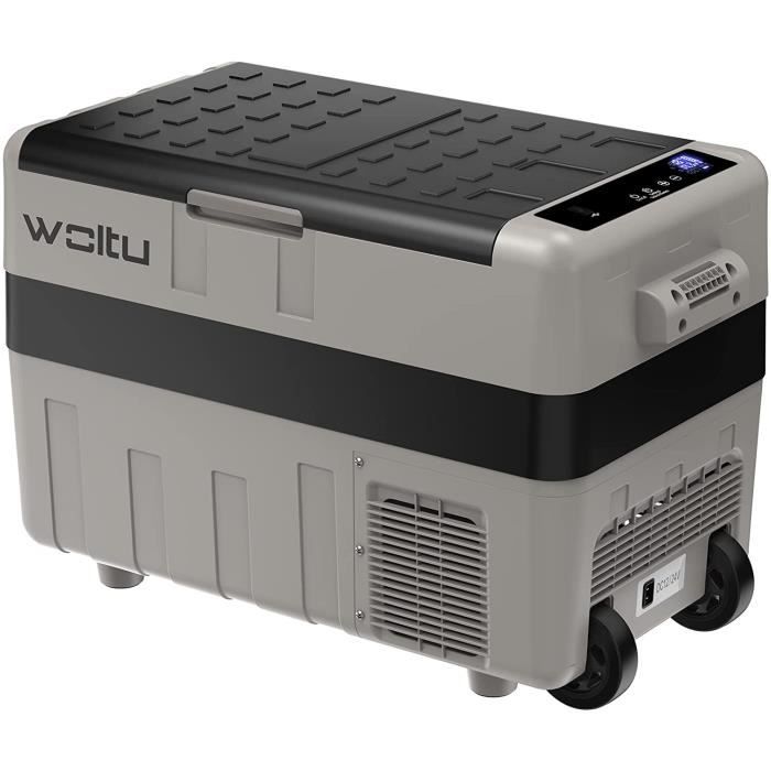 Glacière Électrique WOLTU - 40 L - avec Roulettes et Port USB
