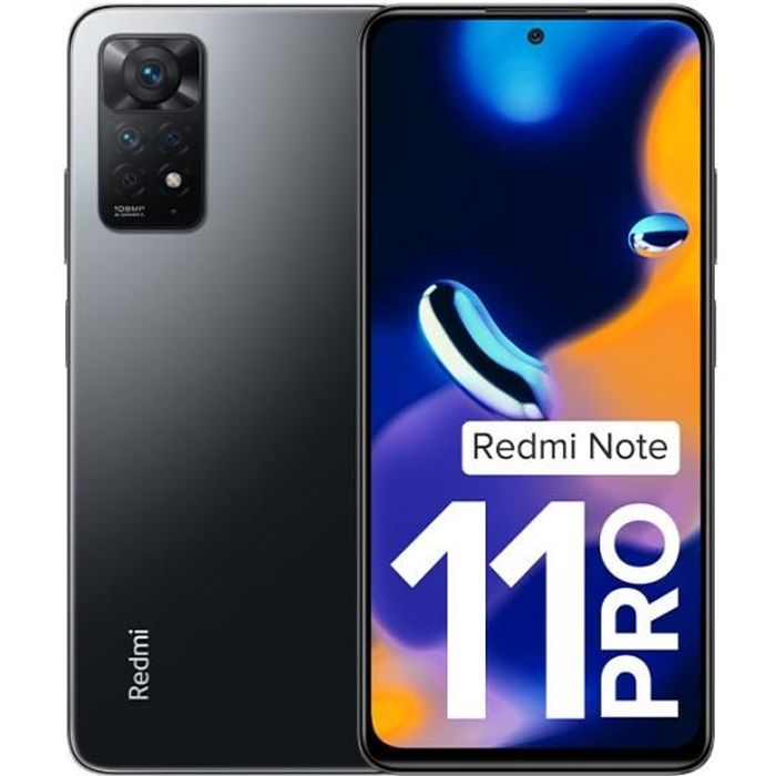 Xiaomi Redmi Note 11 Pro 5G Smartphone 6 Go Version internationale - vue 2